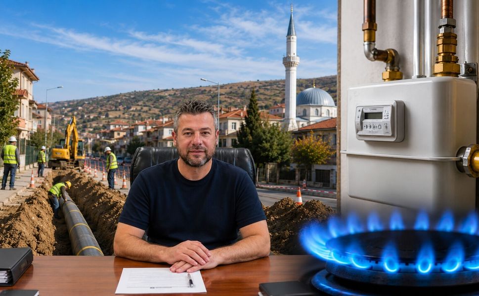 Sivaslı'da Doğalgaz İçin Geri Sayım Başladı