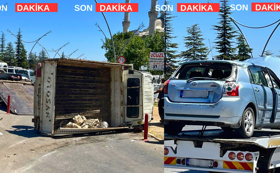 Uşak’ta az evvel feci bir kaza meydana geldi