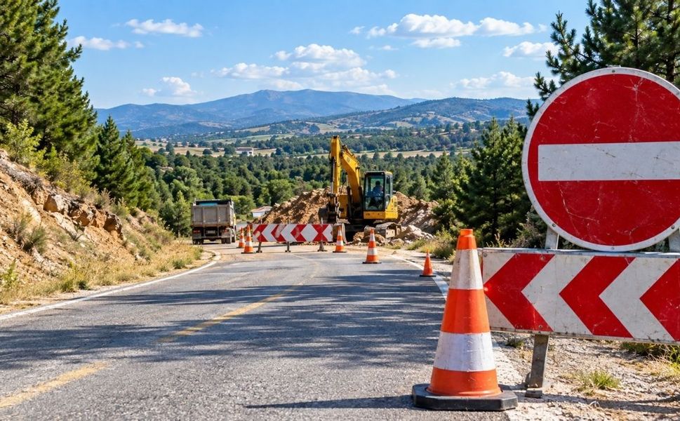 Uşak’ta O Yol Tamamen Kapanıyor