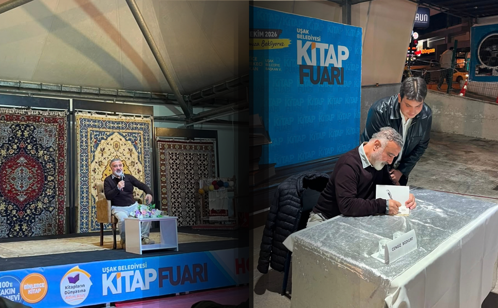 Uşak Kitap Fuarı'nda Cengiz Bozkurt Rüzgarı: "Bu Tabloyu Evimin En Güzel Köşesine Asacağım