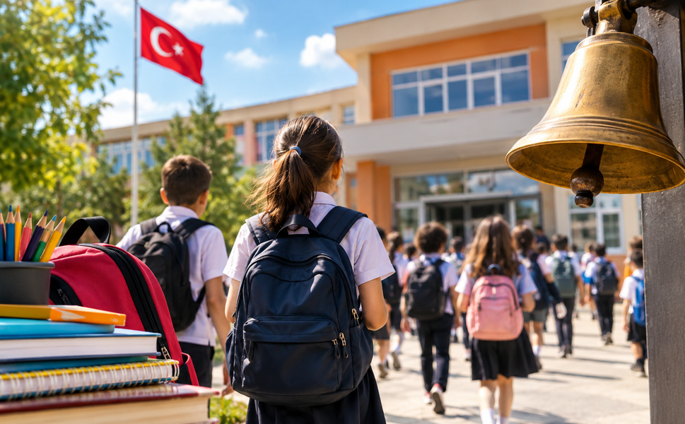 17 milyon öğrenci için ders zili çaldı