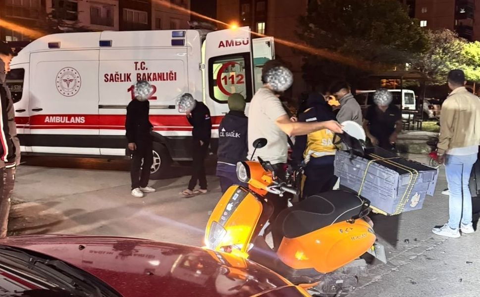 Yeni Aldığı Motoruyla Uşak’ta Kaza Yaptı