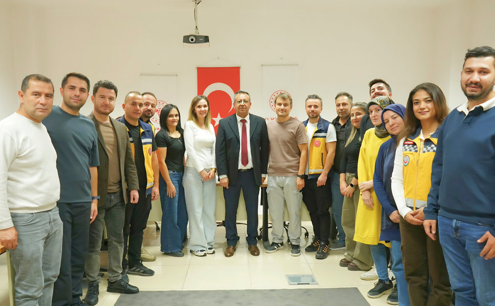 Uşak’ta 112 personeline 5 günlük eğitim
