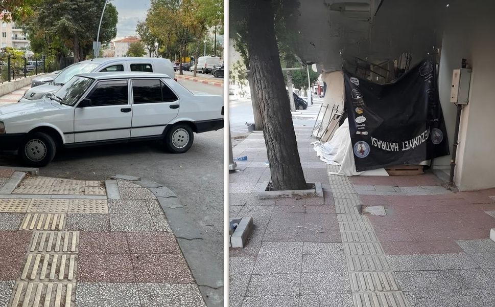 Uşak’ta Görme Engellileri Düşünen Yok
