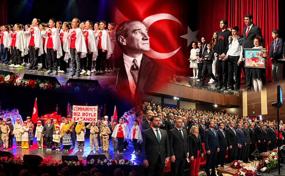 Uşak’ta Cumhuriyetimizin kuruluşunun 103. yıl dönümü kutlandı