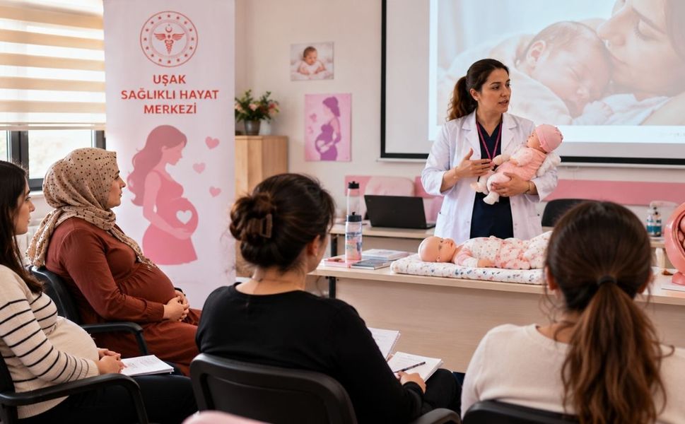 Uşak’ta Ücretsiz Gebe Okulu Eğitimi 20 Ekim’de