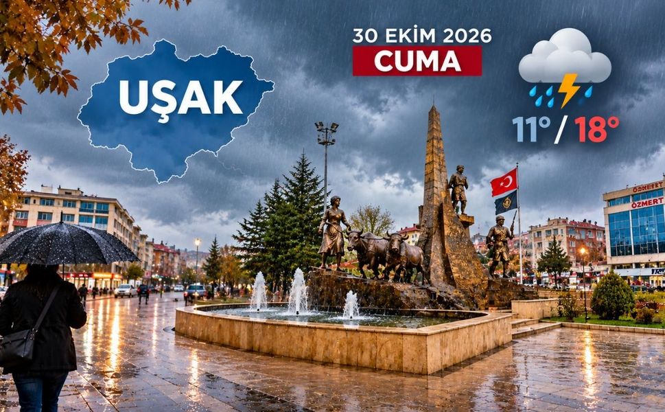 Uşak İçin Sarı Kodlu Uyarı