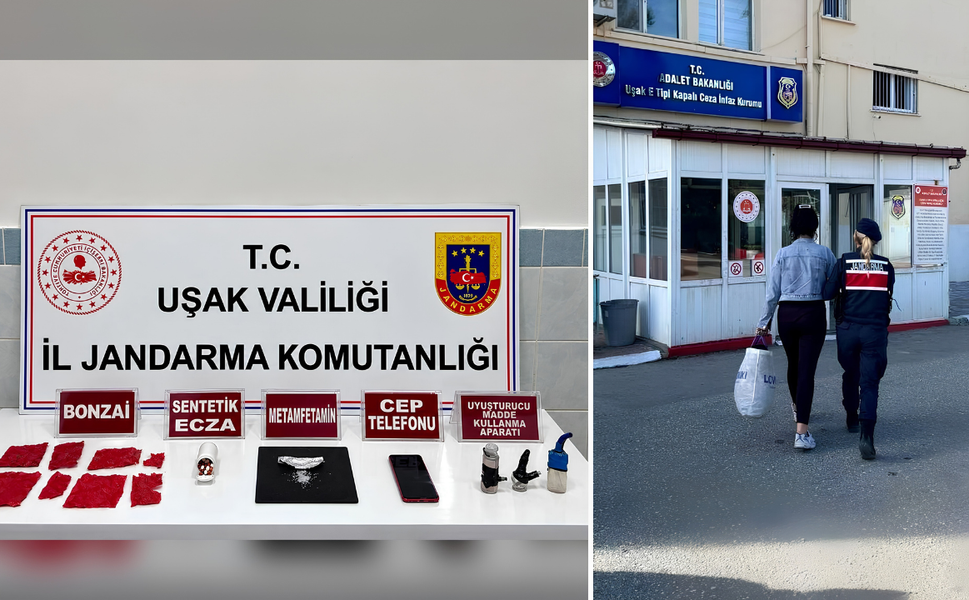 Jandarmadan Uşak’ta Yasaklı Madde Operasyonu