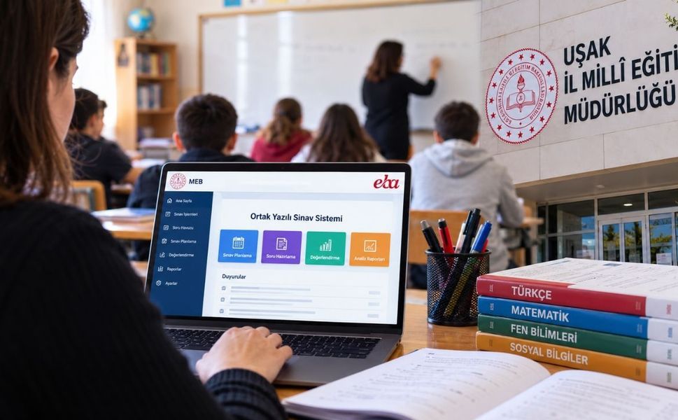 Uşak'taki Öğretmenlere Yeni Sınav Sistemi Duyurusu