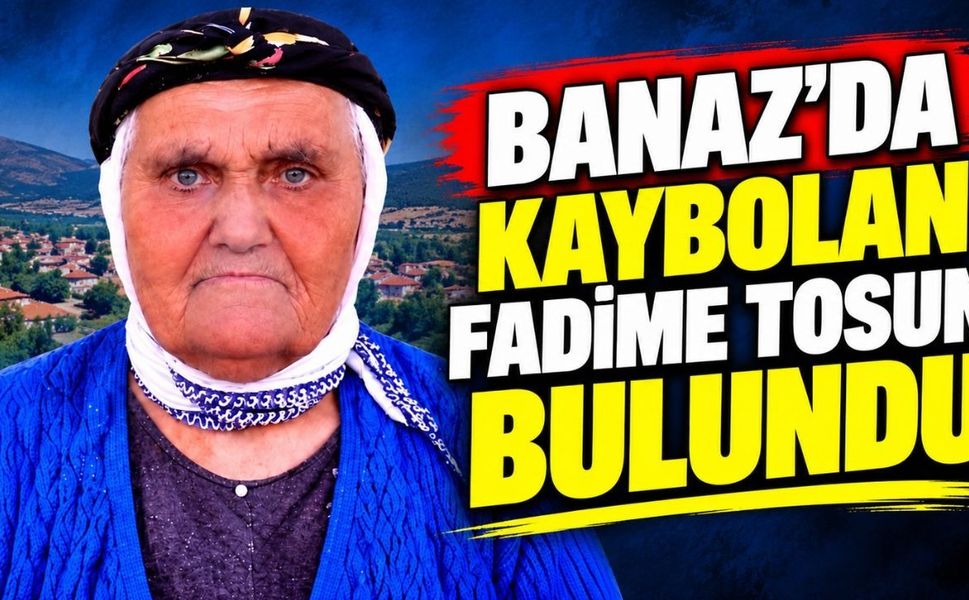 Uşak’ta Kayıp Kadın Sağlıklı Olarak Bulundu