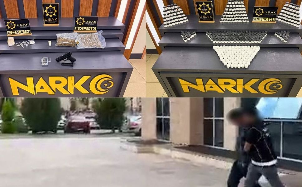 Uşak'ta Zehir tacirlerine geçit yok: 13 tutuklama