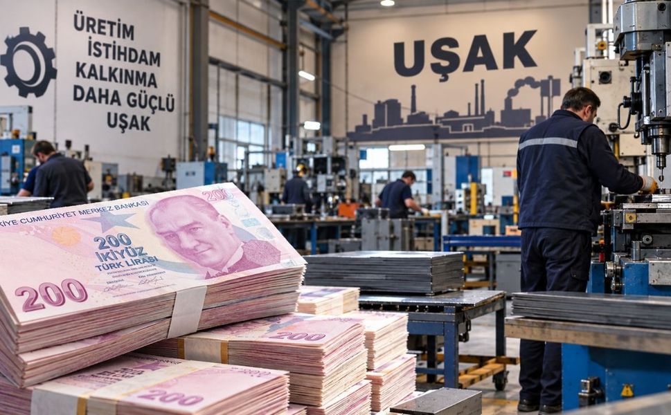 Uşak'taki Sanayicilere 150 Milyon TL'ye Kadar Kredi Desteği