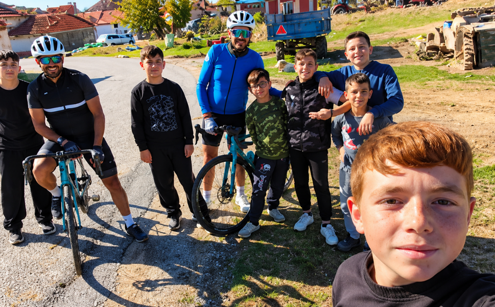 Uşak Bike 124 Kilometre Pedalladı, Gençlerle Buluştu