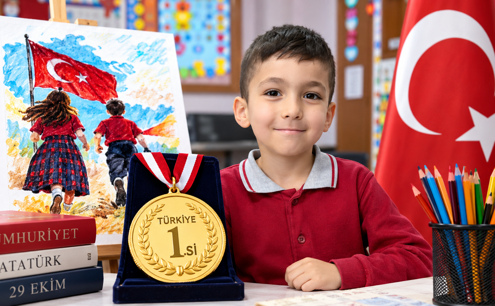 Uşaklı Minik Oğuz Türkiye Birincisi Oldu!