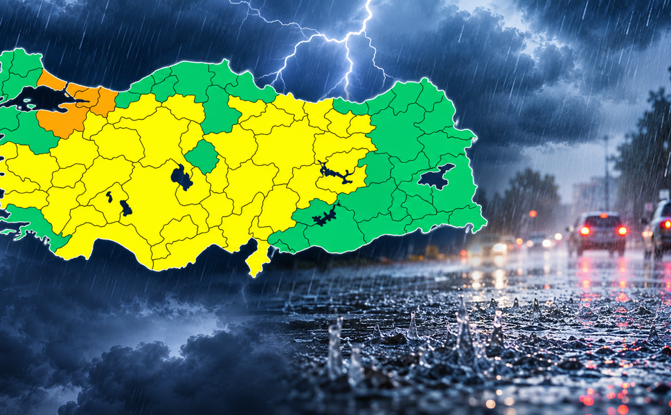 Uşak Dahil 8 İl İçin Kuvvetli Sağanak Uyarısı!