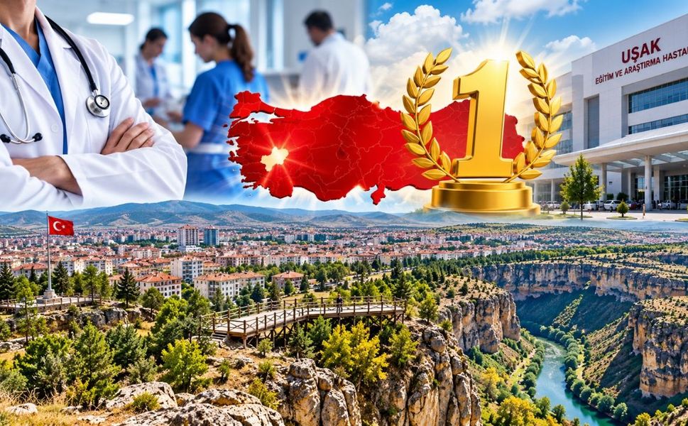 Uşak Sağlıkta Türkiye’nin Zirvesinde: 4 Alanda Birinci Oldu