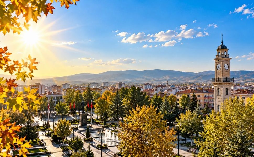 Uşak Yeni Haftaya Güneşle Merhaba Dedi!
