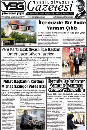 Yeşil Sivaslı Gazetesi 2435
