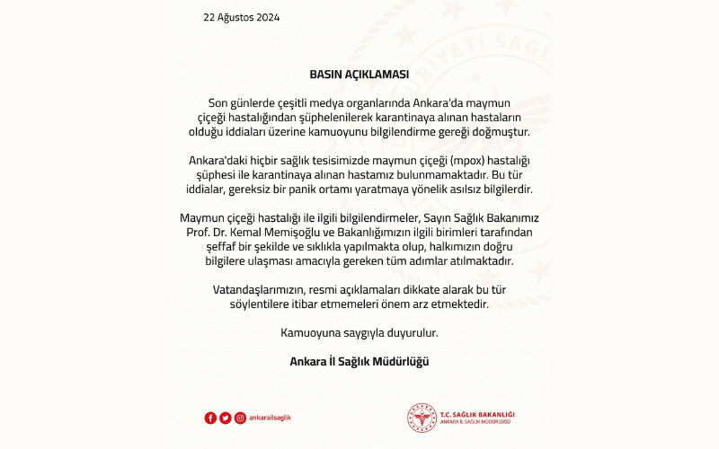 Ankara Sağlık Müdürlüğü