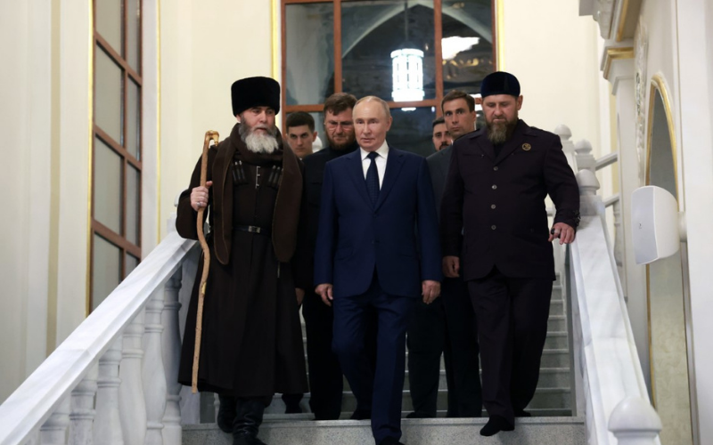 Putin Çeçenistan