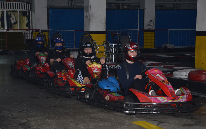 Uşak'ta Go Kart Keyfi