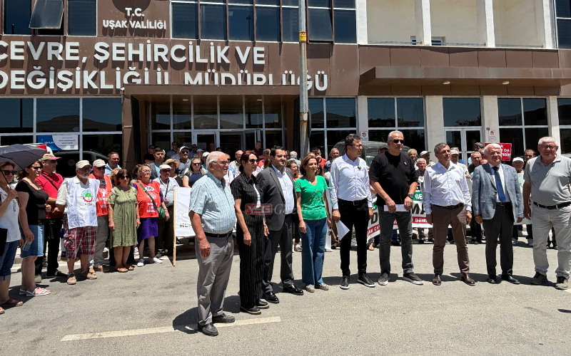 Uşak'ta Basın Açıklama