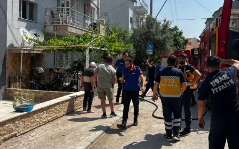 Uşak'ta Yangın Çıktı (2)