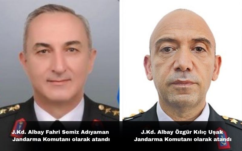 J.kd. Albay Fahri Semiz Adıyman Jandarma Komutanı Oalarak Atandı