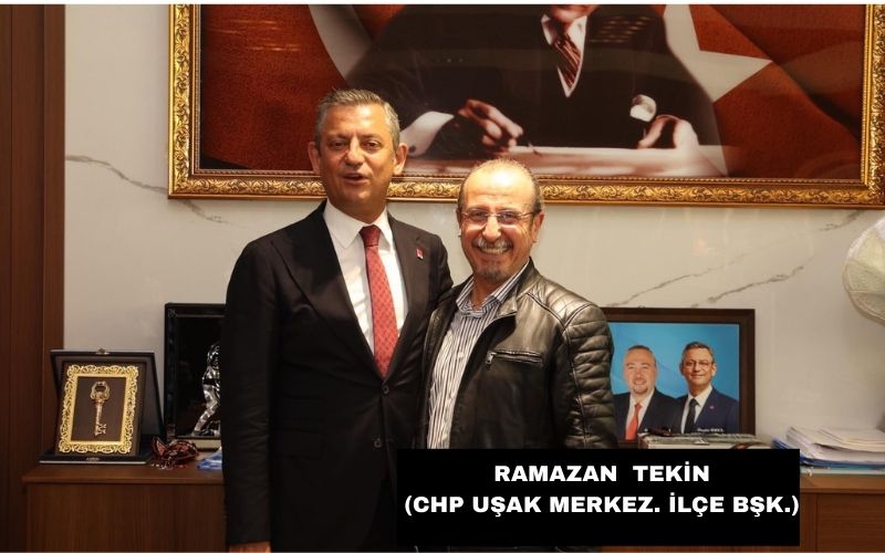 Ramazan Teki̇n (Chp Uşak Mrkz. İlçe Bşk.