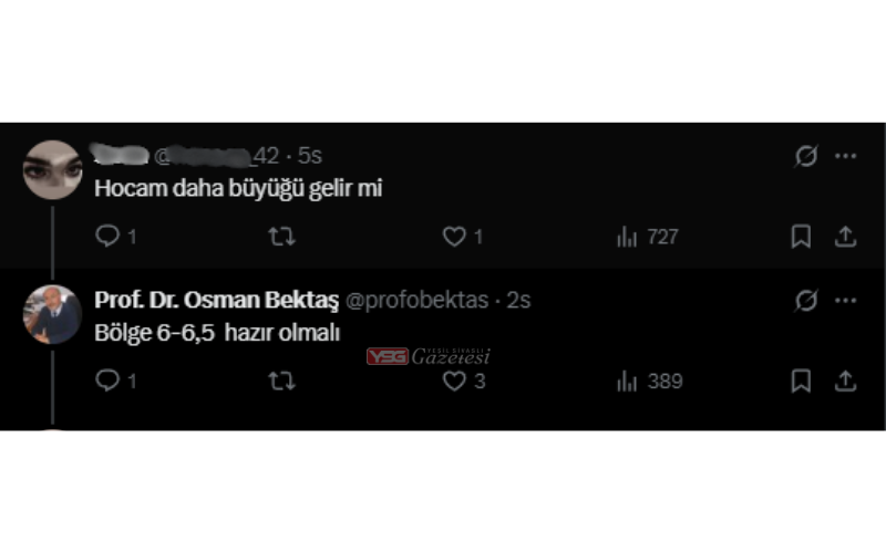 Osman Bektaş Açıklama 9 Ekim 2