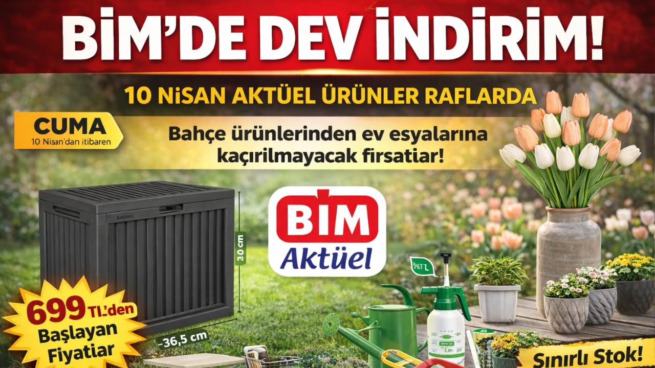 BİM  Nisan Büyük İndirim Kataloğu  Yayında: