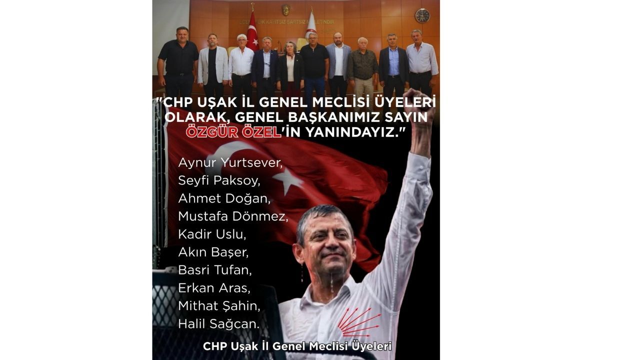 Chp Uşak’ta Genel Başkan