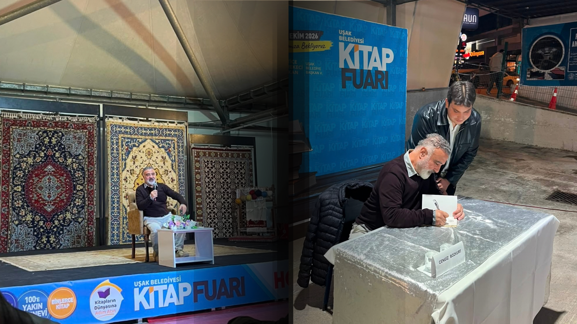 Uşak Kitap Fuarı'nda Cengiz Bozkurt Rüzgarı: "Bu Tabloyu Evimin En Güzel Köşesine Asacağım