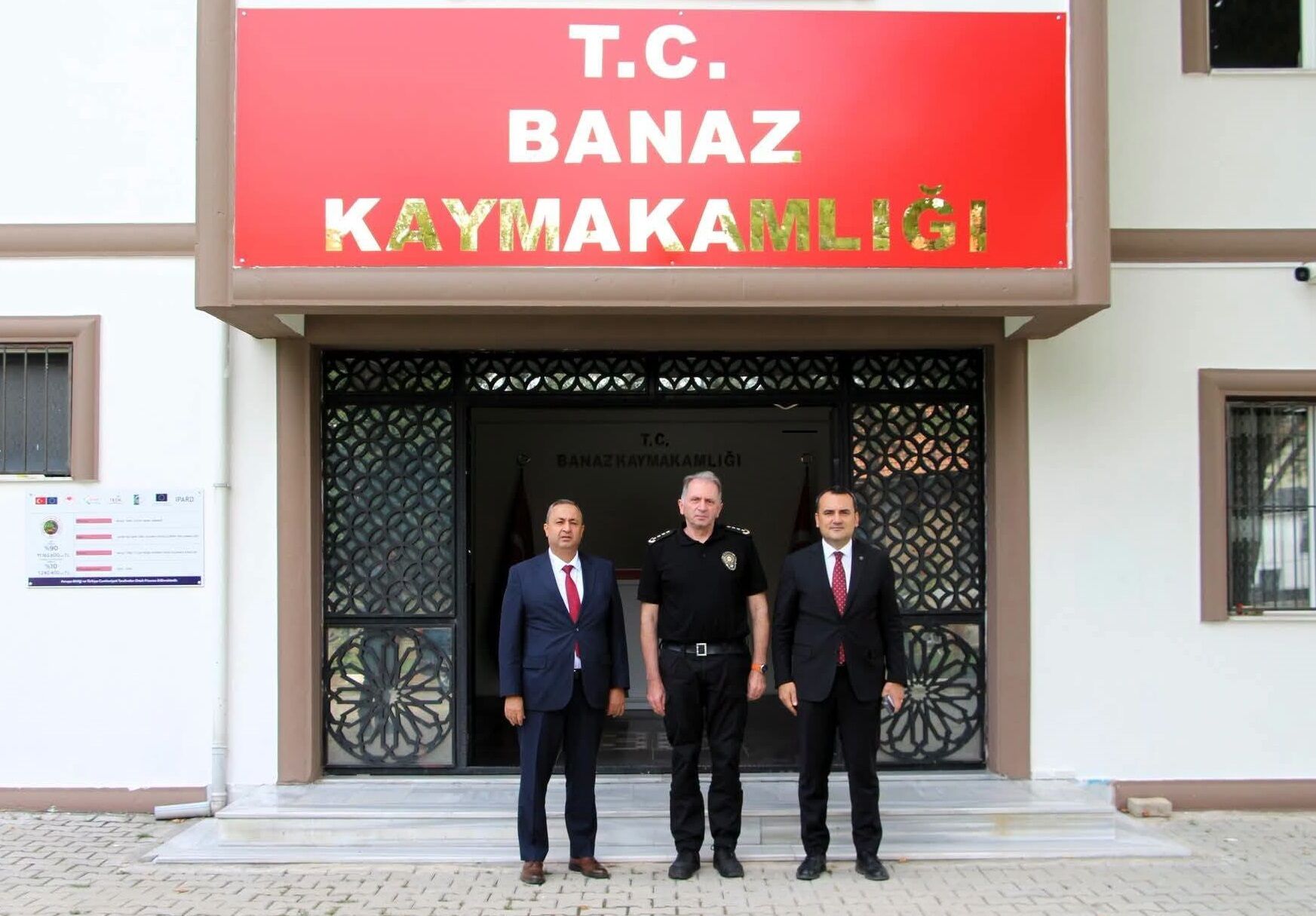 Uşak İl Emniyet Müdürü Taner Çiftçi’den Banaz Kaymakamı Musa Kazım Çelik’e Ziyaret