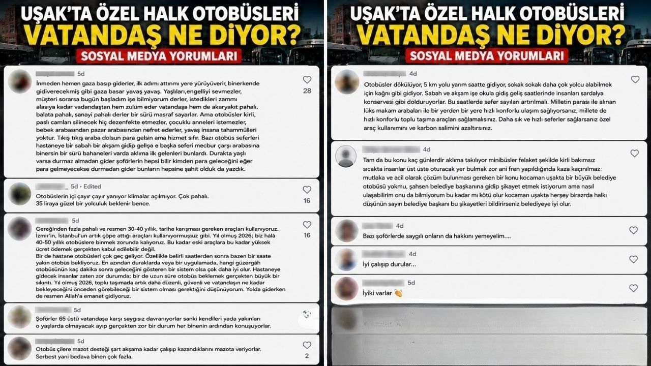 Yorumlar Otobüs