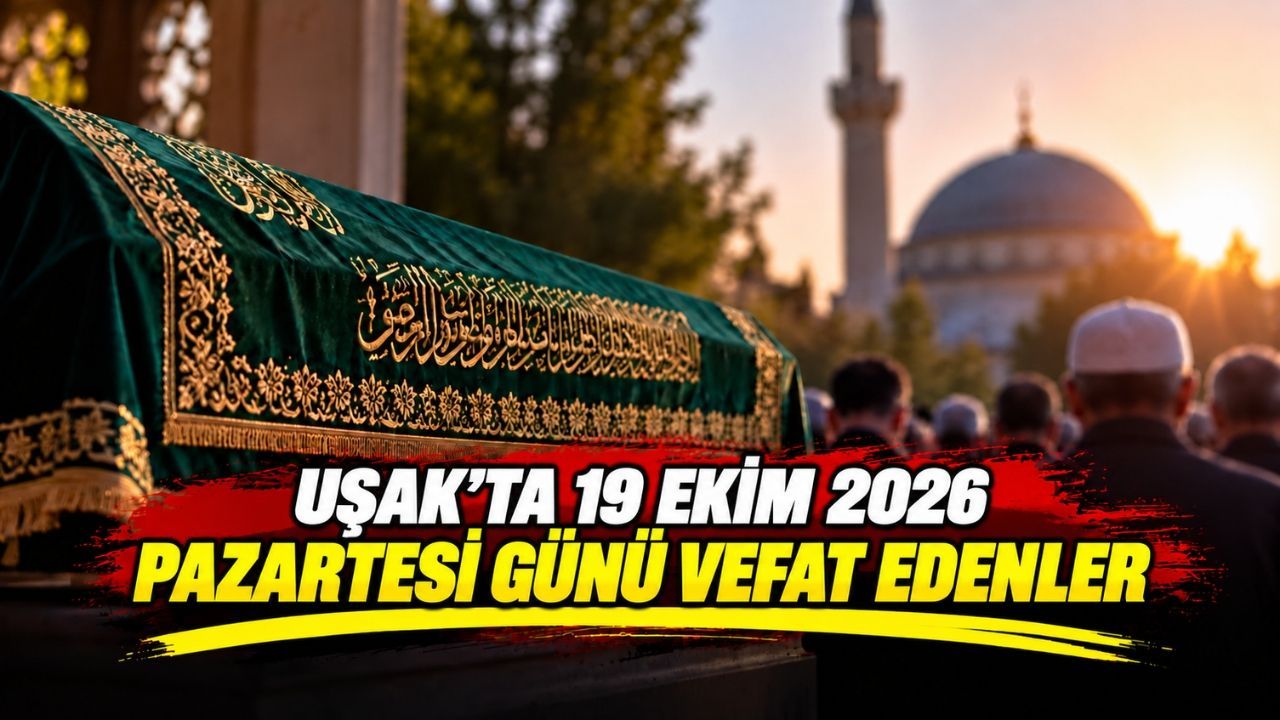 Uşak’ta 19 Ekim 2026 Pazartesi Günü 4 Kişi Hayatını Kaybetti