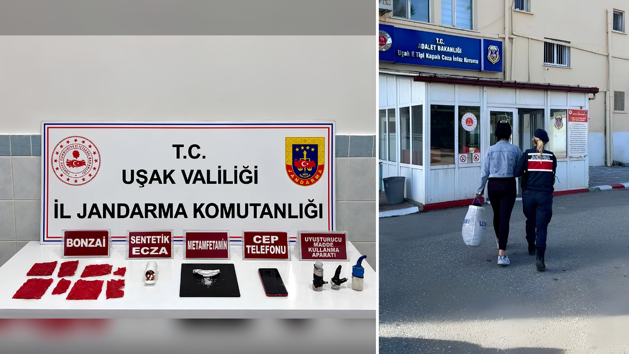 Jandarmadan Uşak’ta Yasaklı Madde Operasyonu